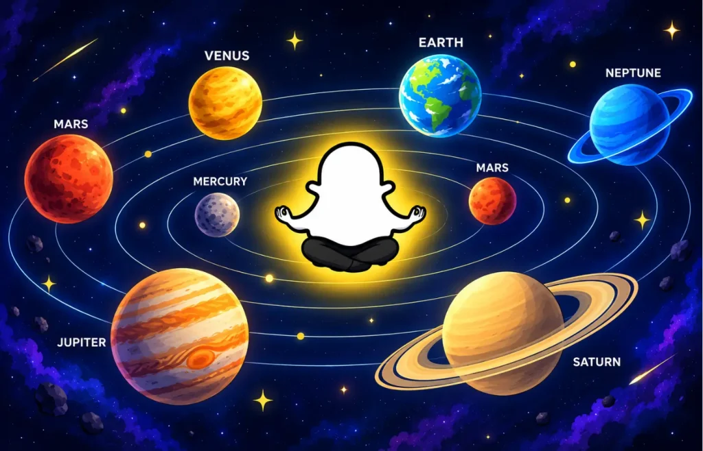 Snapchat Planets