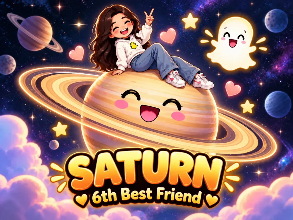 Snapchat Planets Saturn