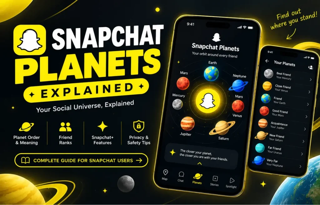 Snapchat Planets explanation